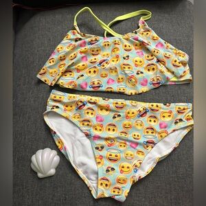 Emoji Print Kids Swim Set